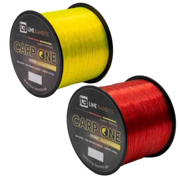 Carp One Vistance 0,26mm | 6,7kg | 300m-2000m | Rot | Fluo Gelb