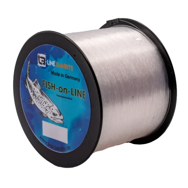 Fish-on-Line Fluorocarbon beschichtete Forellenschnur  0,16mm | 2,4kg | Meterware